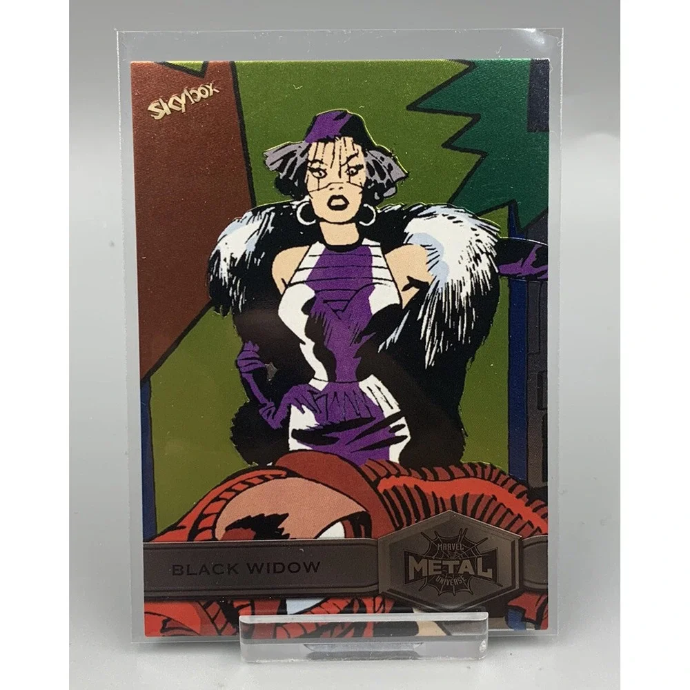2021 Skybox‎ Marvel Metal Universe Spider-man Black Widow Card # 113
